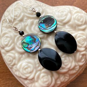 Abalone Drop Earrings